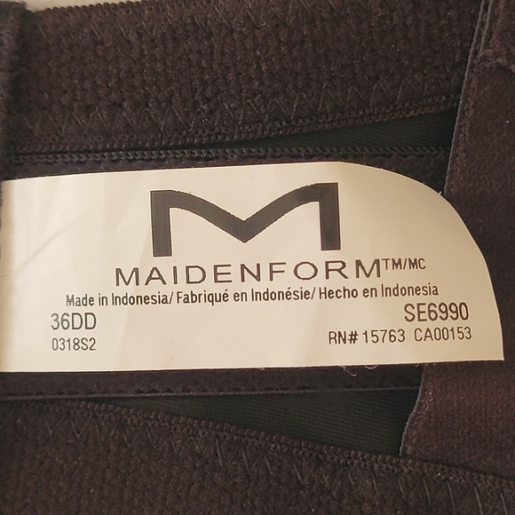 Maidenform Women's 36DD Black Bra - Picture 4 of 5